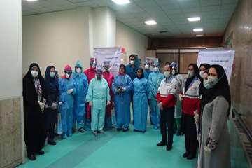 پویش حمایت از کودکان اعضای کادر درمانی - بیمارستان سینا